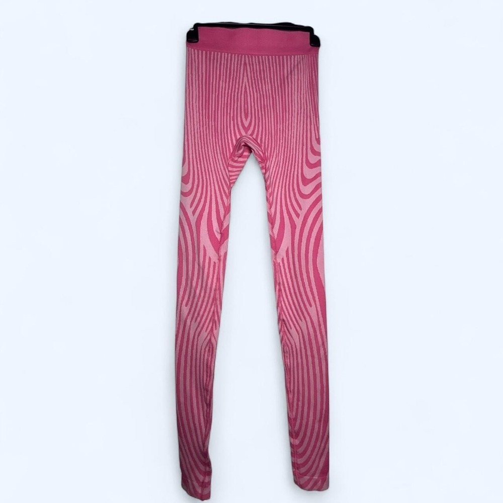 LAPP The Brand seamless leggings in pink two tone illusion design size Small
